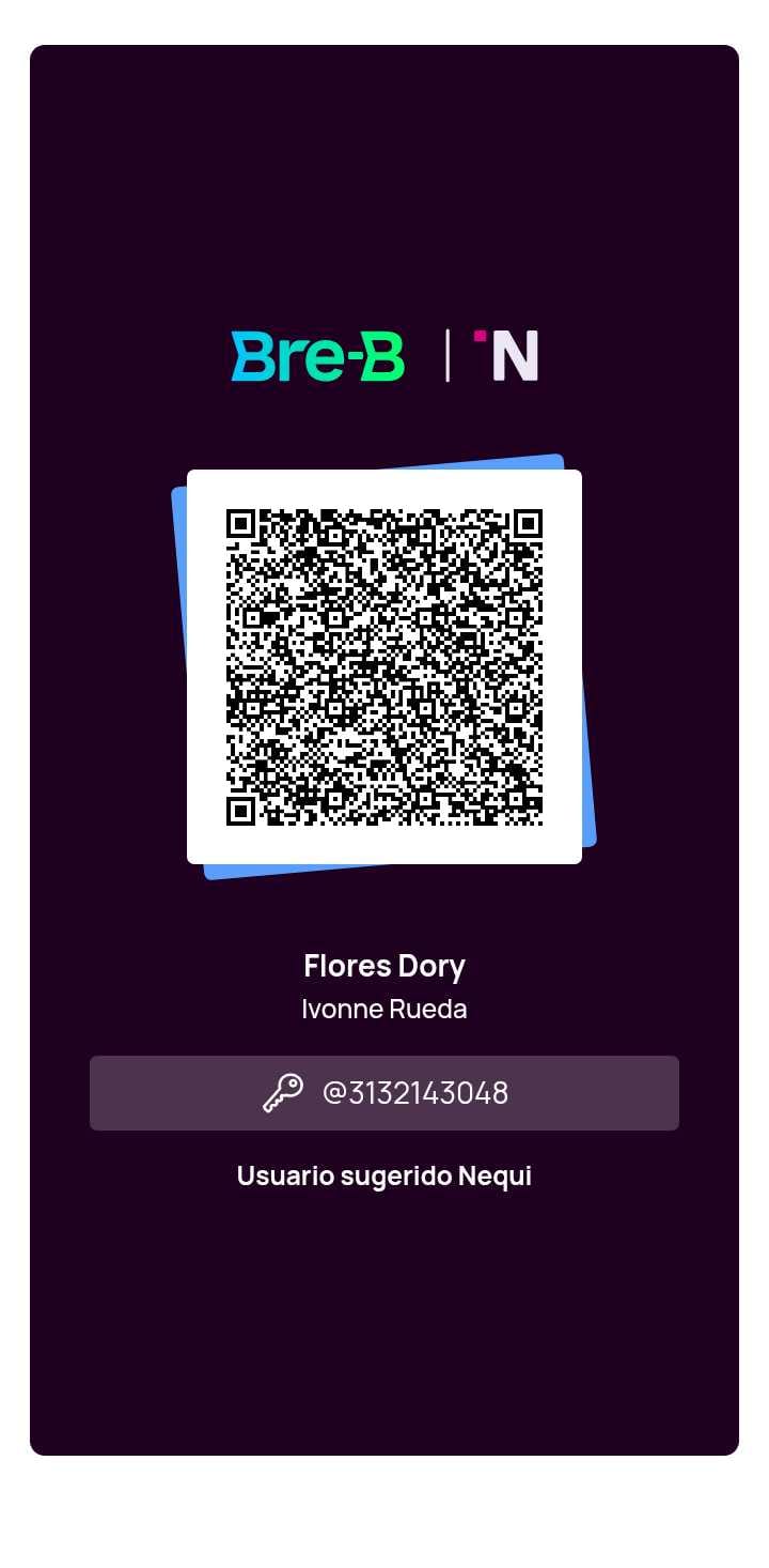 Código QR Bre-B de Flores Dory